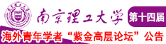 艹逼www..com南京理工大学第十四届海外青年学者紫金论坛诚邀海内外英才！